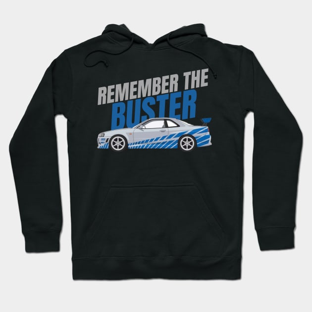 Remember the Buster Hoodie by MOTOSHIFT